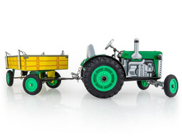 Kovap Zetor s valníkem zelený 1:25